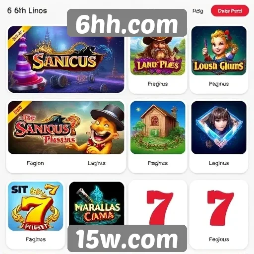Jogos populares disponíveis no 6hh.com e suas características